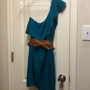 One Shoulder Casual Dress